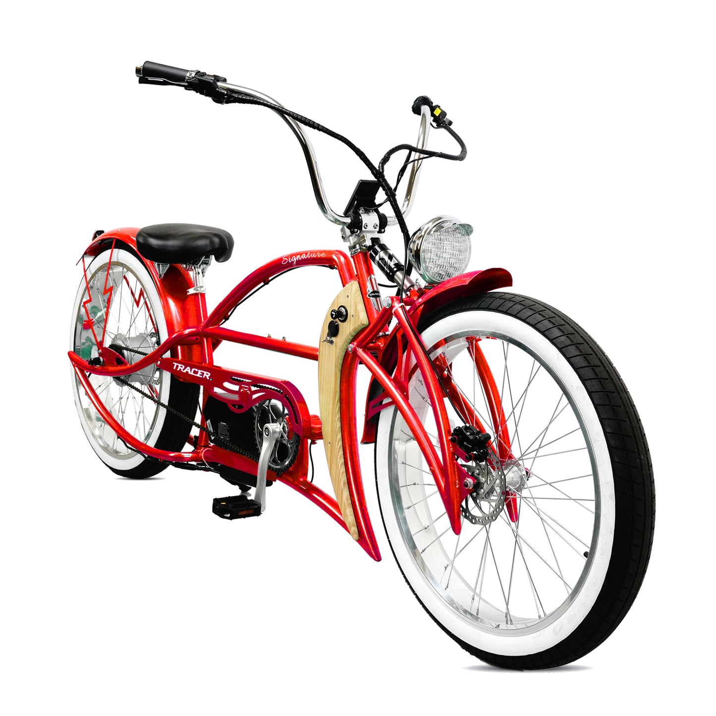 Tracer Signature Pro 26'' 800W Chopper Cruiser Electric Bike
