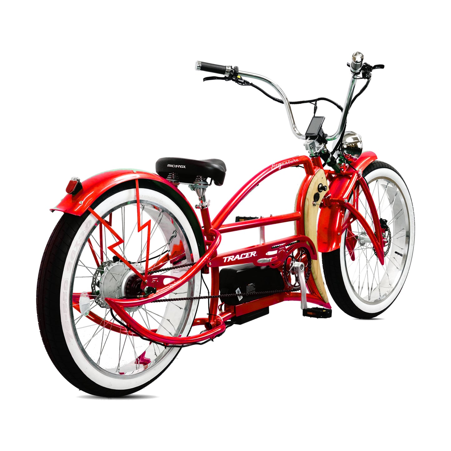 Tracer Signature Pro 26'' 800W Chopper Cruiser Electric Bike