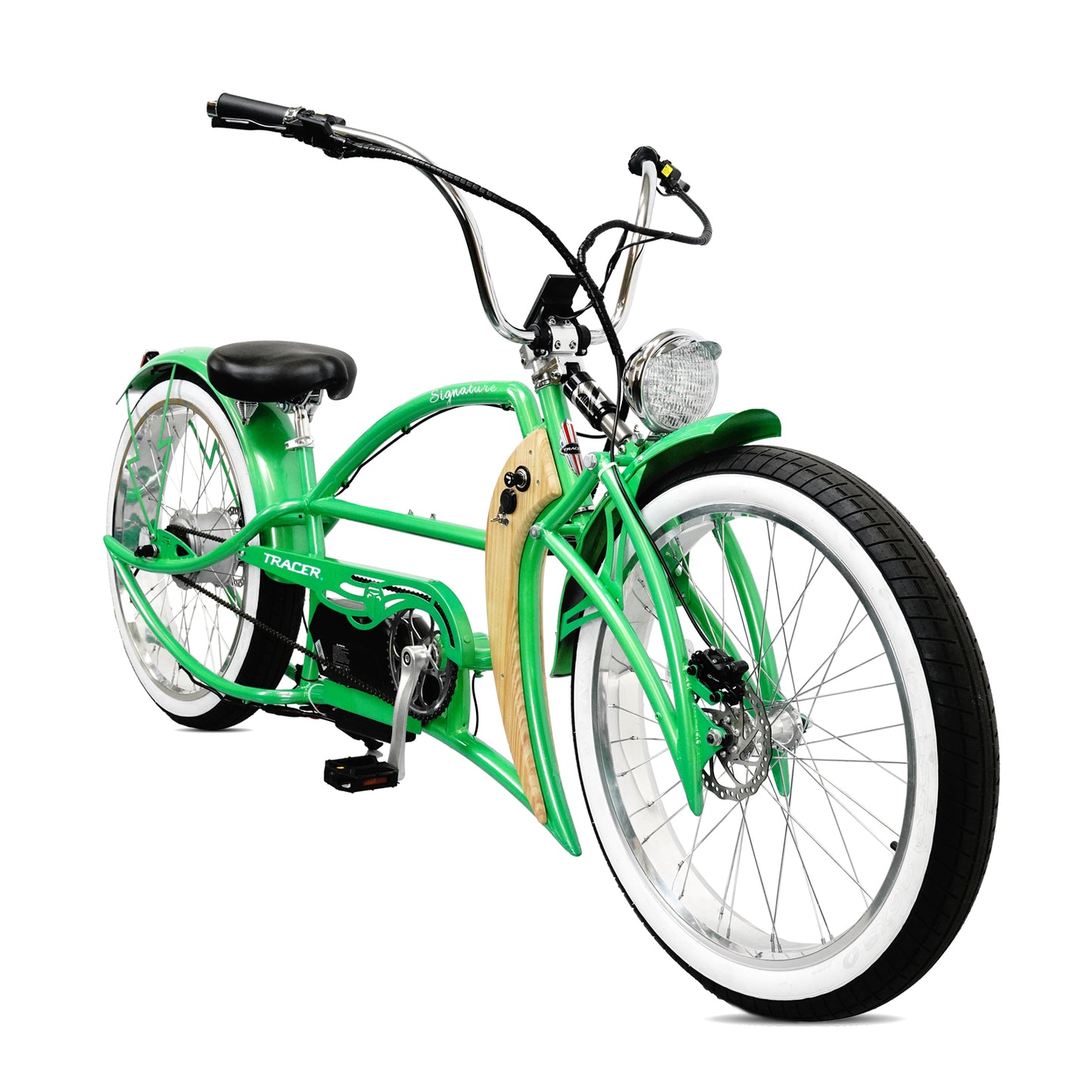 Tracer Signature Pro 26'' 800W Chopper Cruiser Electric Bike