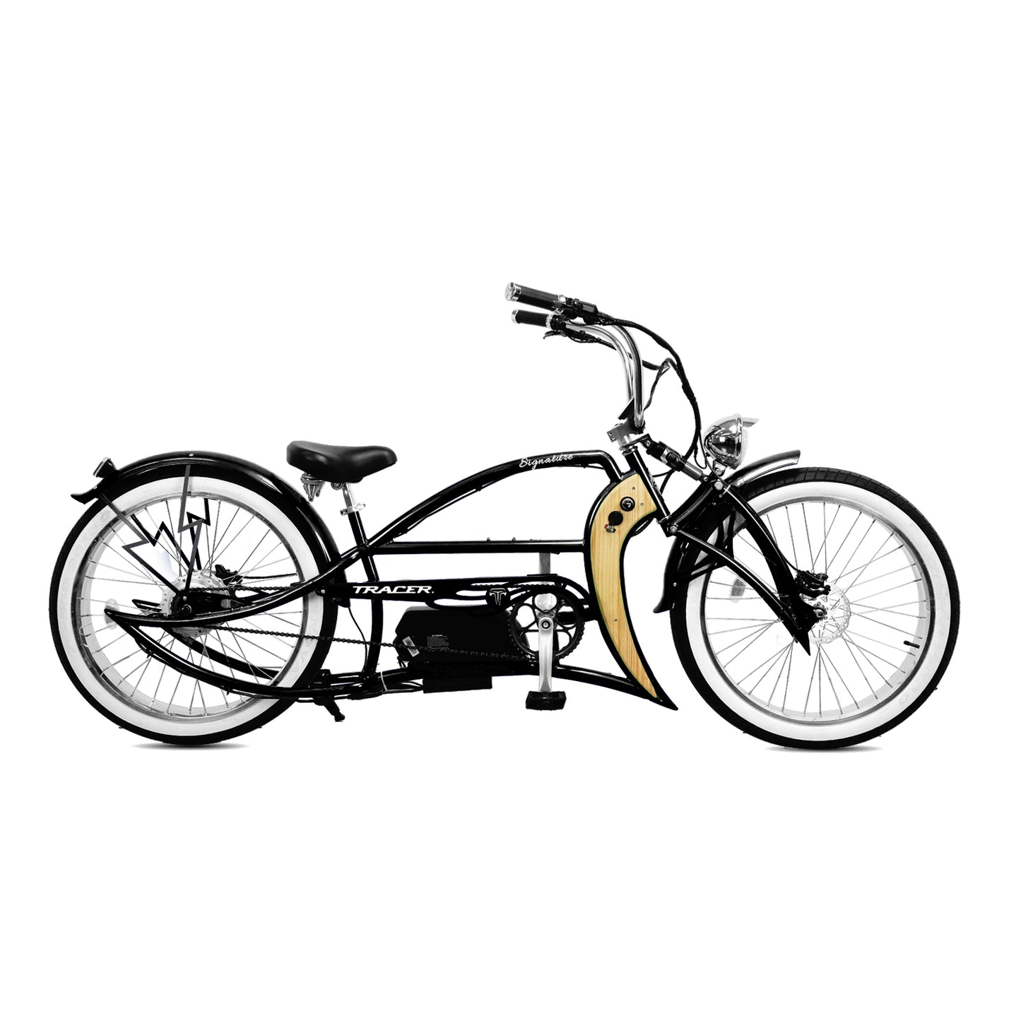 Tracer Signature Pro 26'' 800W Chopper Cruiser Electric Bike