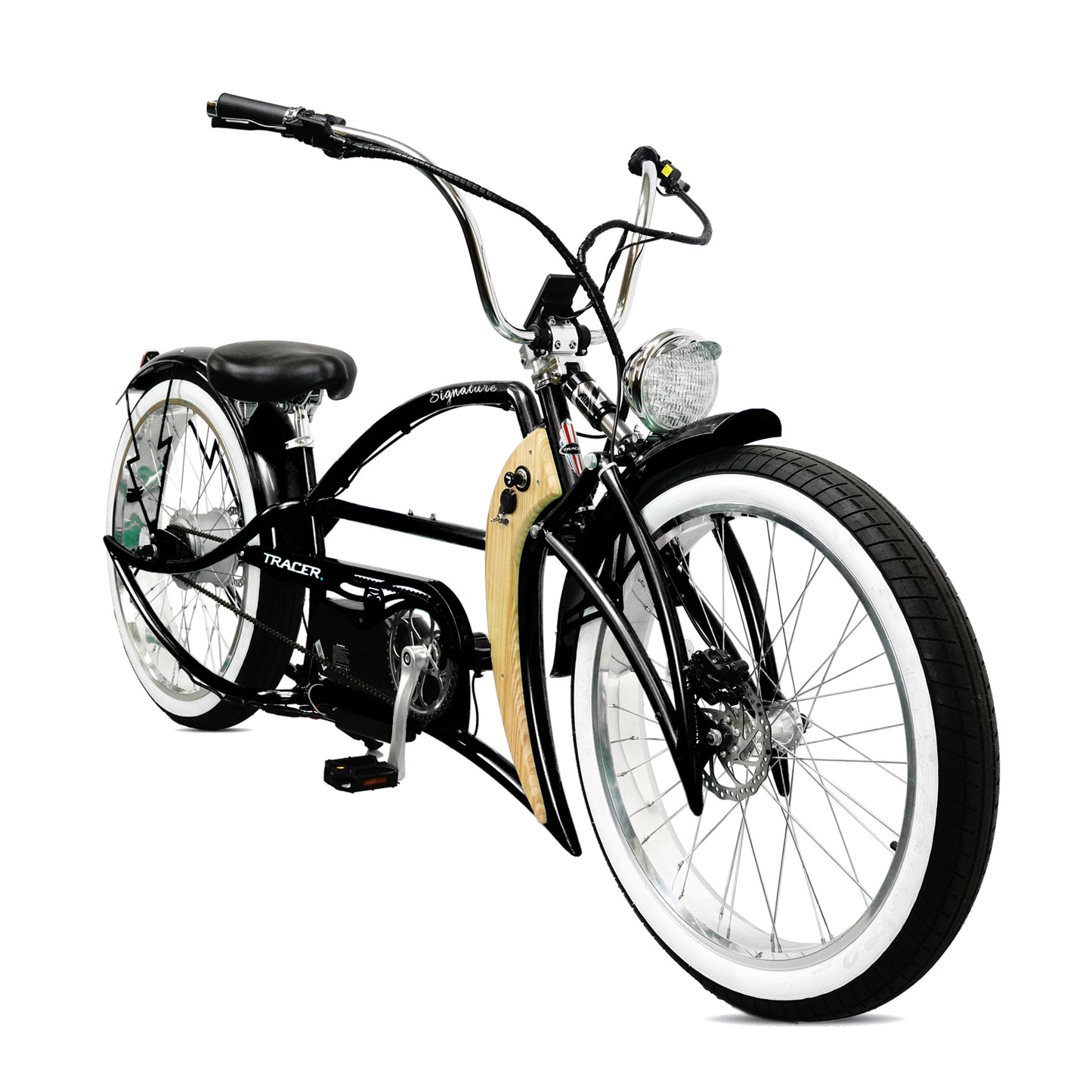 Tracer Signature Pro 26'' 800W Chopper Cruiser Electric Bike