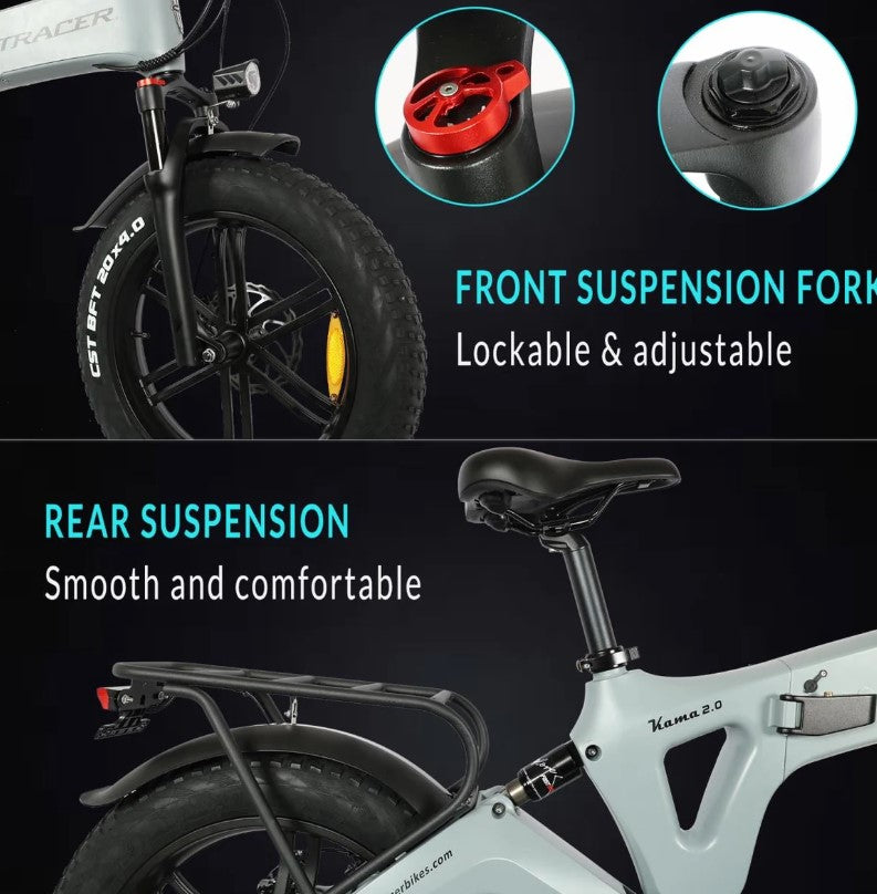 Tracer KAMA 2.0 20” 750w Folding E-Bike